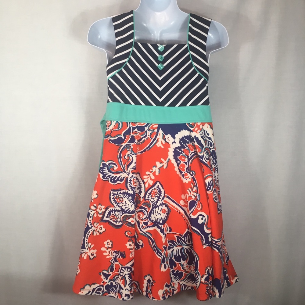Bonnie Jean multi-pattern Sundress